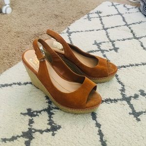 DV by Dolce Vita peep toe espadrille wedges